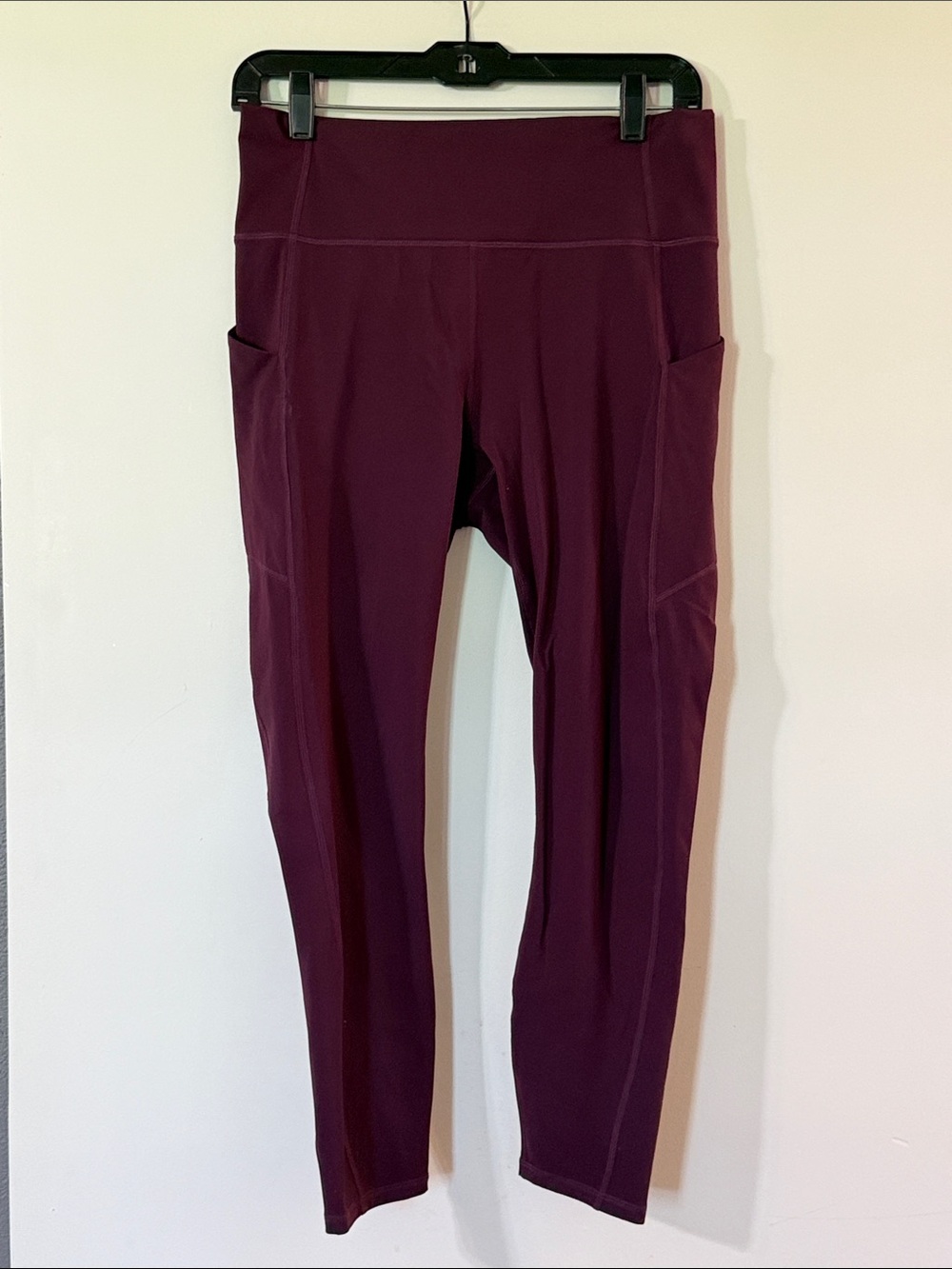 Fabletics Wine High-Rise Pocket Leggings